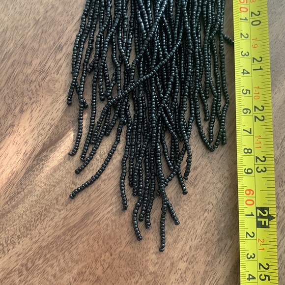 Nordstrom Black beaded necklace - Picture 5 of 7